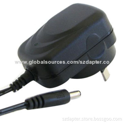 12-18W 12V/1A, 6V/2A, 12V/1.5A AC/DC Adapter with CE, SAA, UL, FCC and RoHS MarksNew